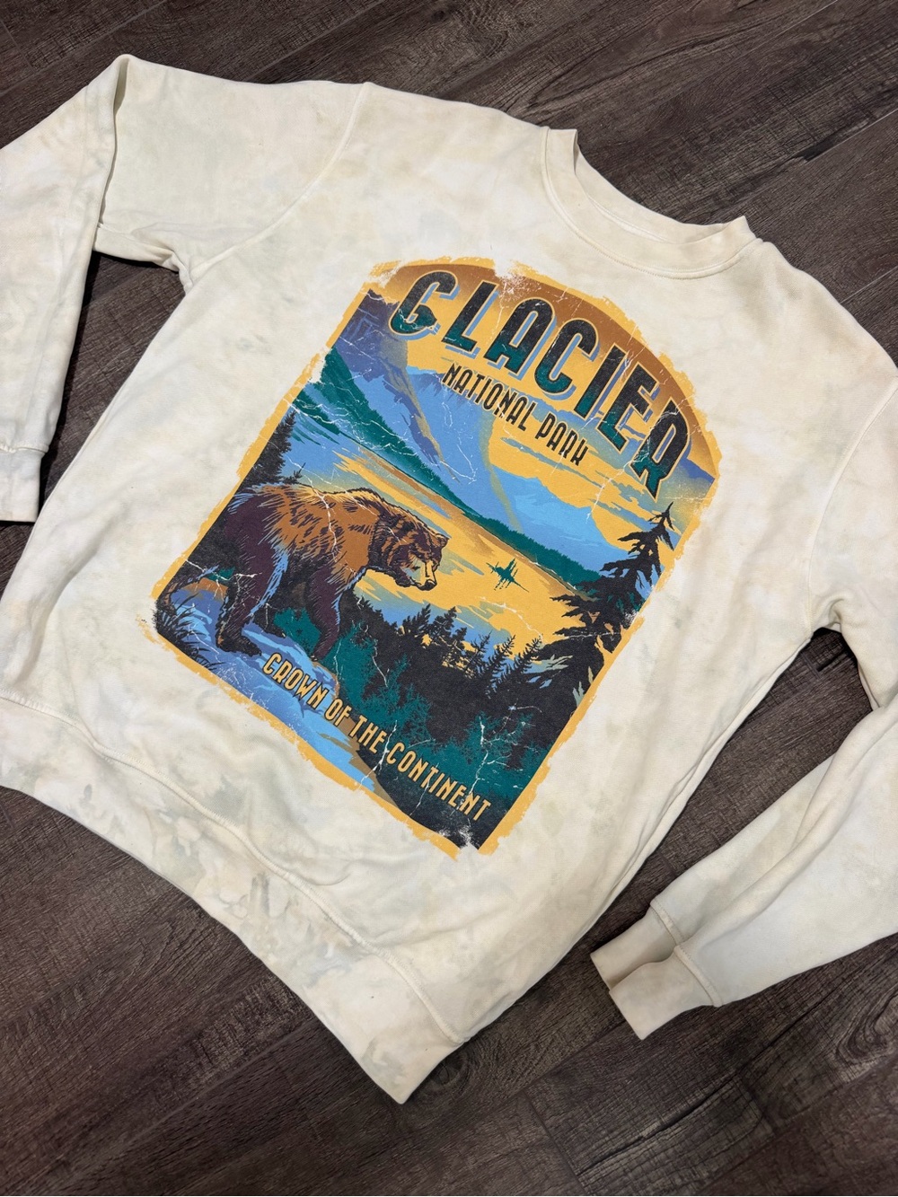 Big Vista Glacier National Park Sweatshirt - Small